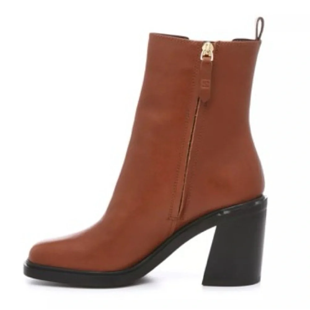 Sarto Franco Sarto  Paula Brown Chelsea Ankle Boots Size 8 New‎